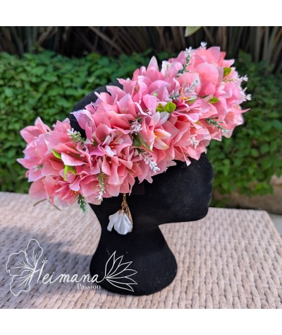 Couronne bougainvilliers rose