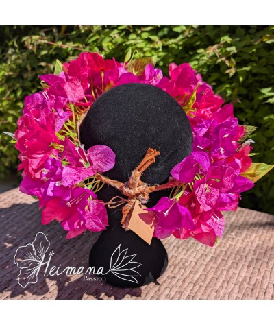 Couronne légère bougainvilliers fuschia