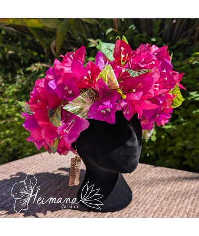 Couronne légère bougainvilliers fuschia