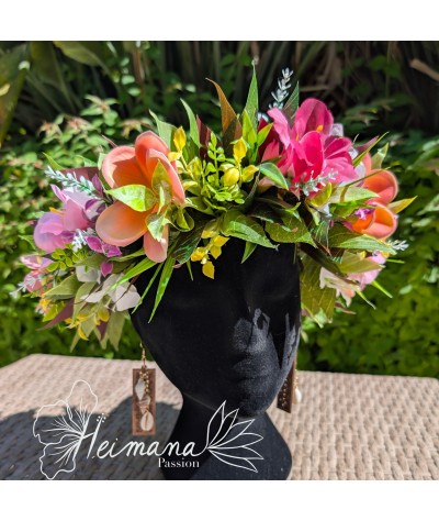 Couronne fine multicolore