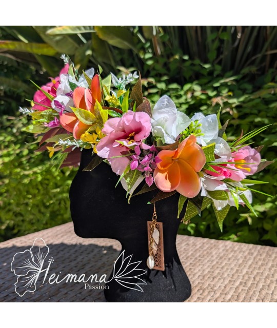 Couronne fine multicolore