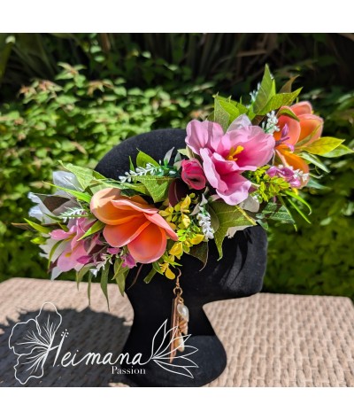 Couronne fine multicolore