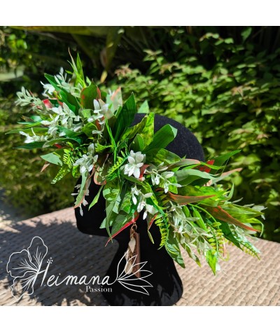 Couronne homme feuillue