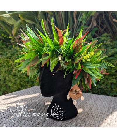 Couronne homme feuillue