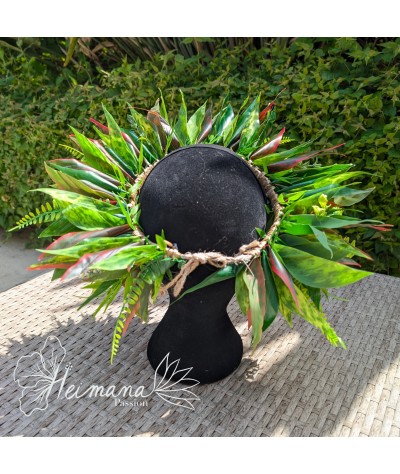 Couronne homme feuillue