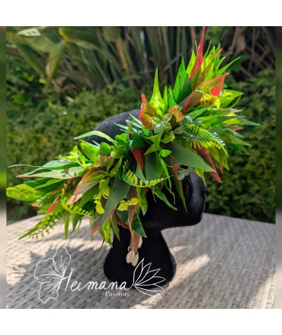 Couronne homme feuillue
