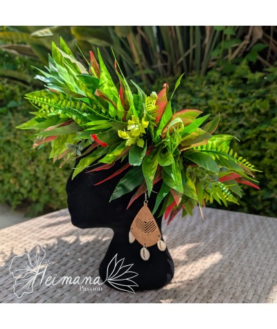 Couronne homme feuillue