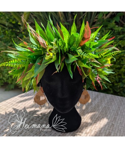 Couronne homme feuillue